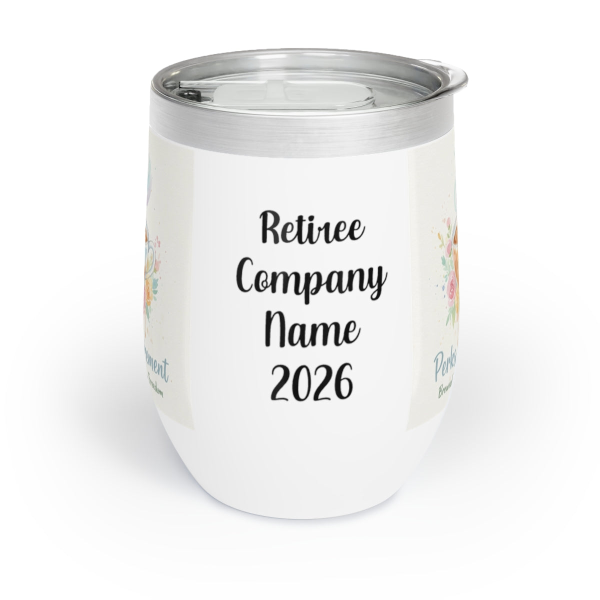 Personalized Retiree 2026 Wine Tumbler Gifts for Employees