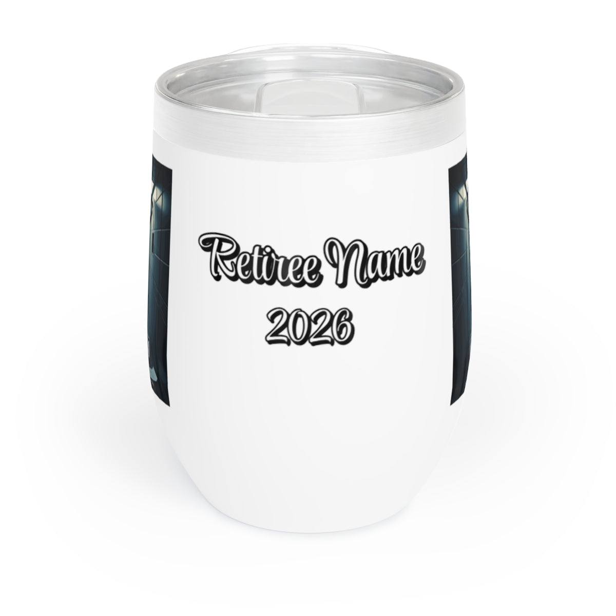 The Freedom Files Freedom Away | Retirement Personalized Wine Tumbler - Retiree Gifts Retirement Party