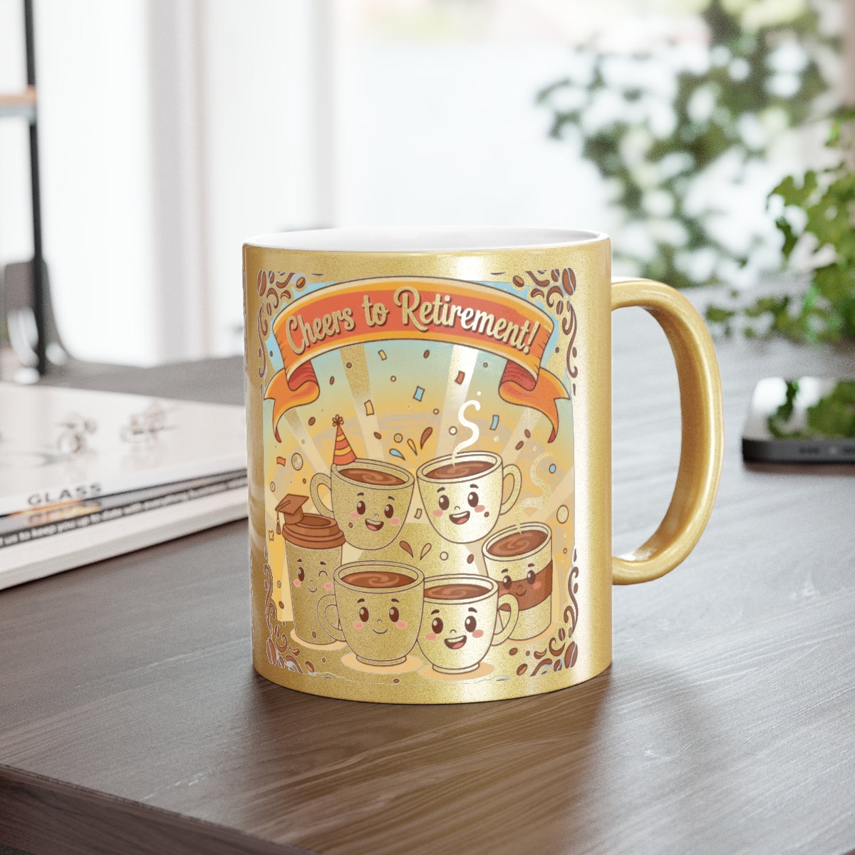 Cheers to Retirement! Celebratory and Fun Mug