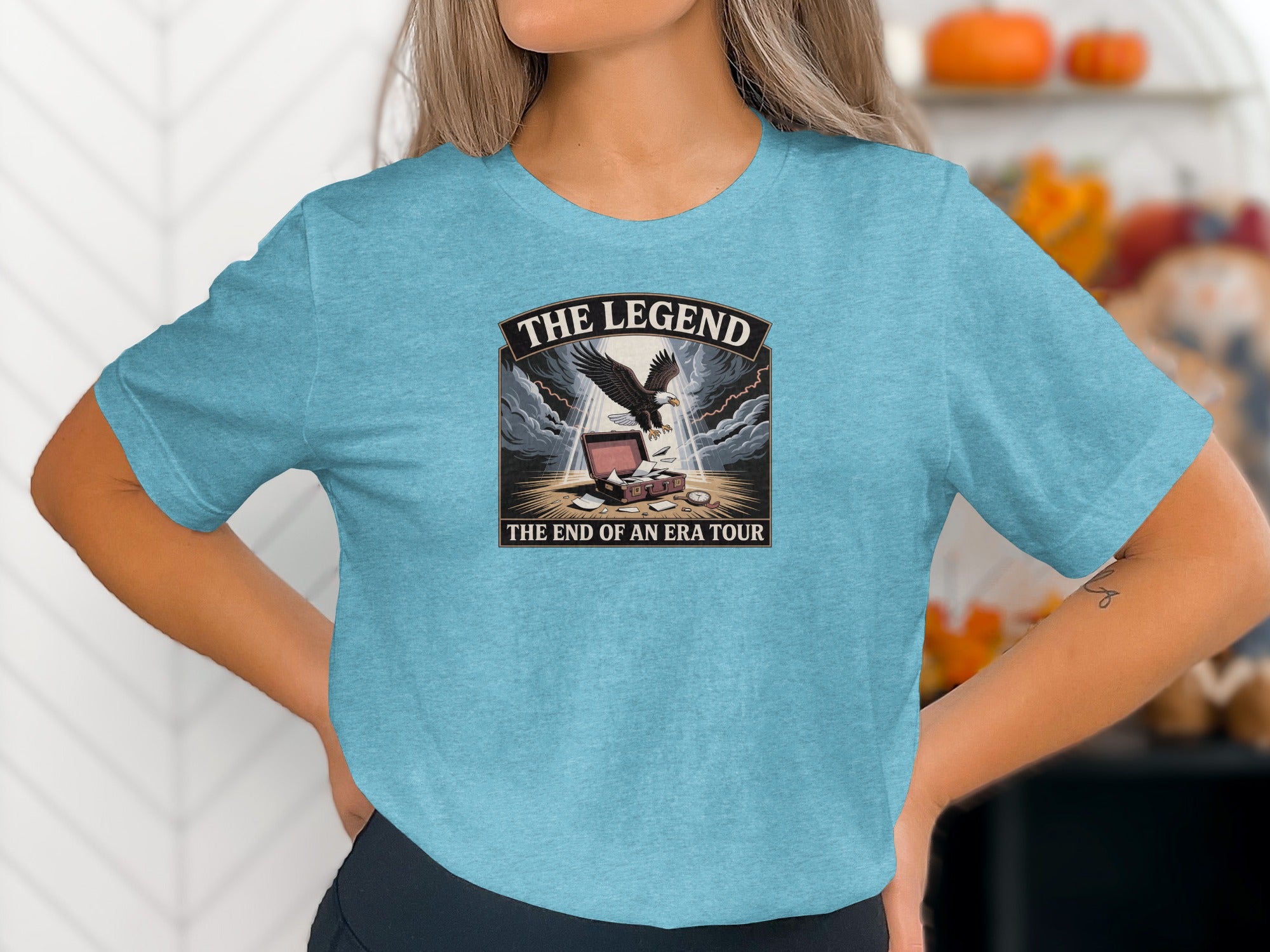 The Legend End Of An Era Tour | Retiring Gift | Soft Color Bella T-Shirts - Retiree Gifts Retirement Party