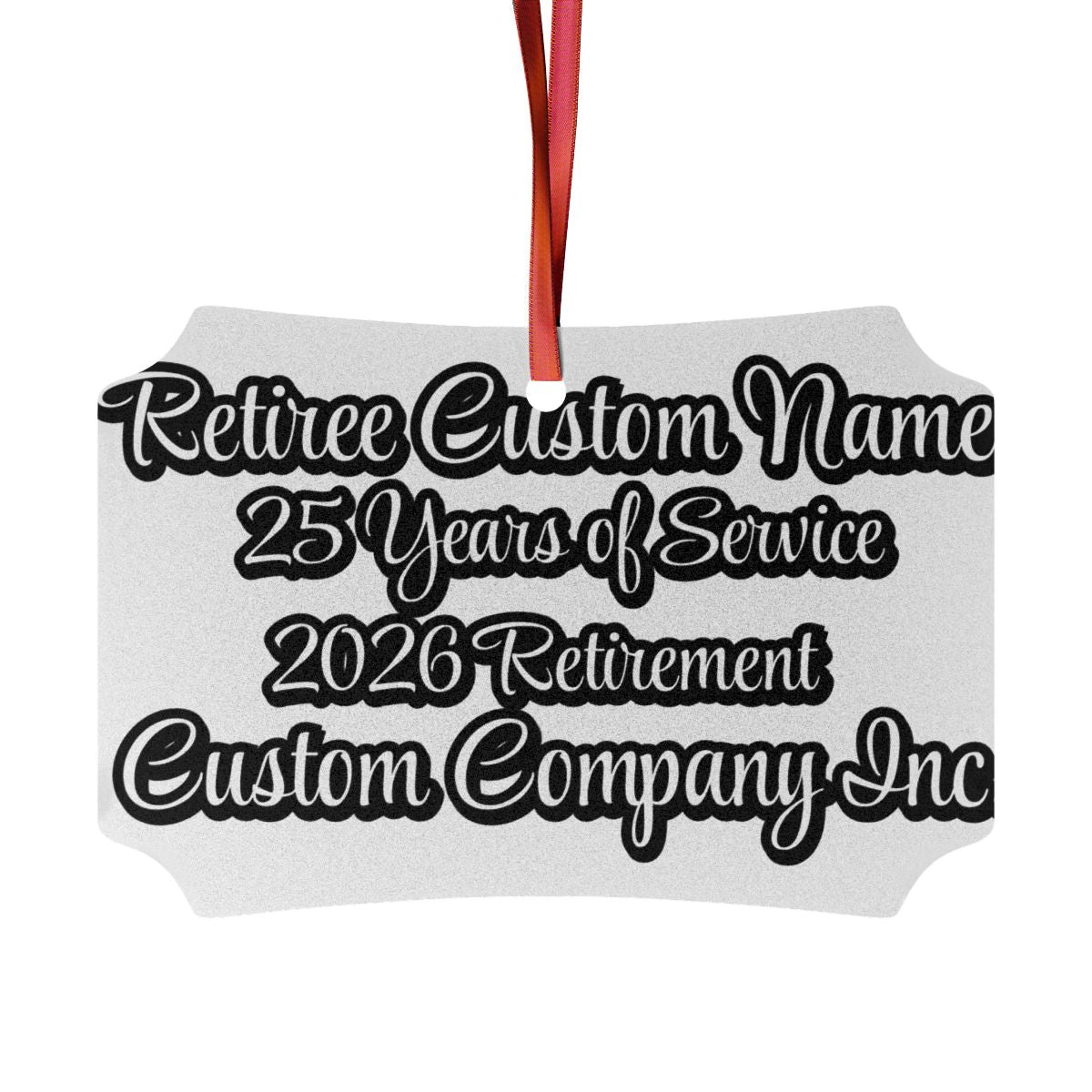 Personalized Retiree 25 Years of Service 2026 Retirement Gift