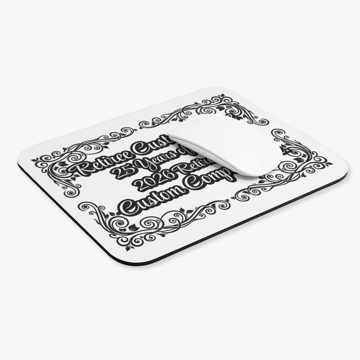 Personalized Retiree Custom Printed Computer Mousepad