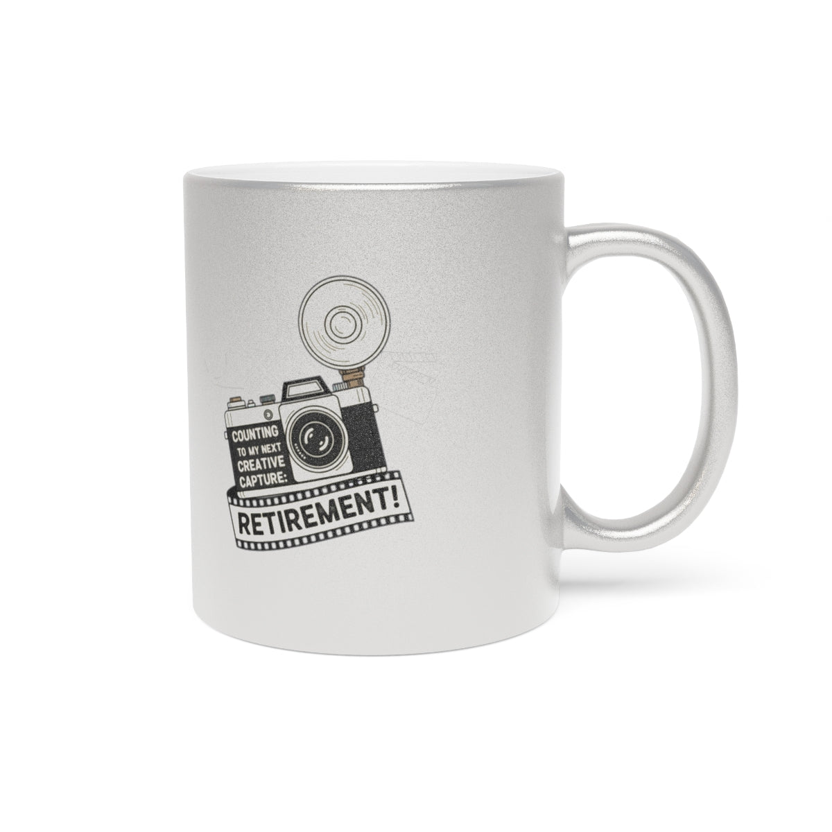 Counting to My Next Creative Capture | Retirement Gold Silver Black or Access Mugs - Retiree Gifts Retirement Party