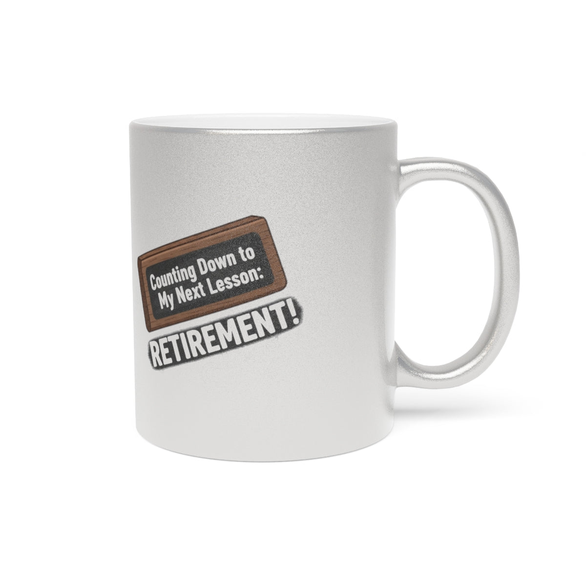 Counting Down to My Next Lesson | Retirement Gold Silver Black or Access Mugs - Retiree Gifts Retirement Party