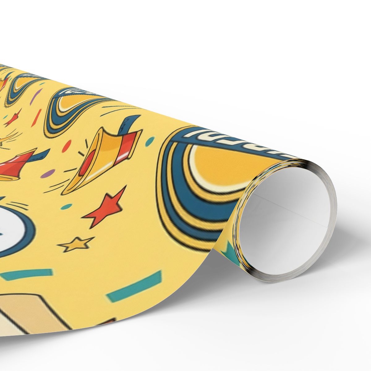 Colorful Decorative Wrapping Paper Roll for Festive Events