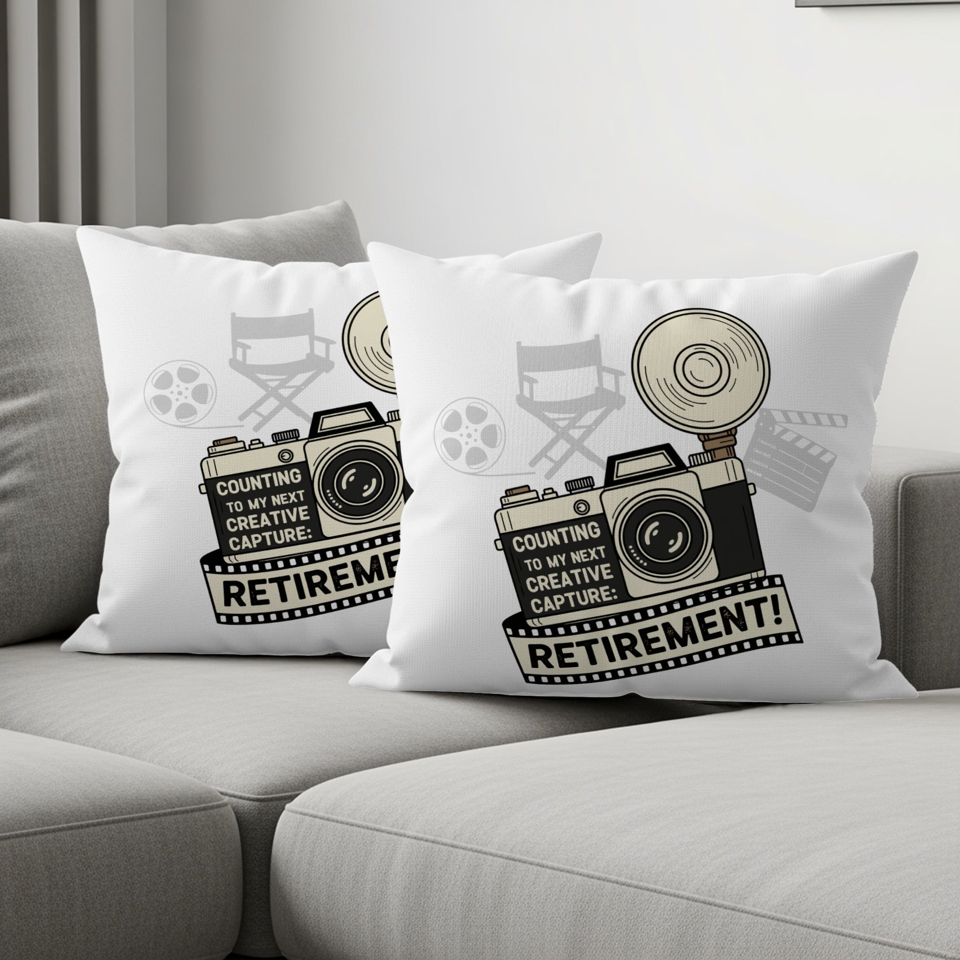 Counting to My Next Creative Capture Retirement | | Pillows & Pillow Cases - Retiree Gifts Retirement Party