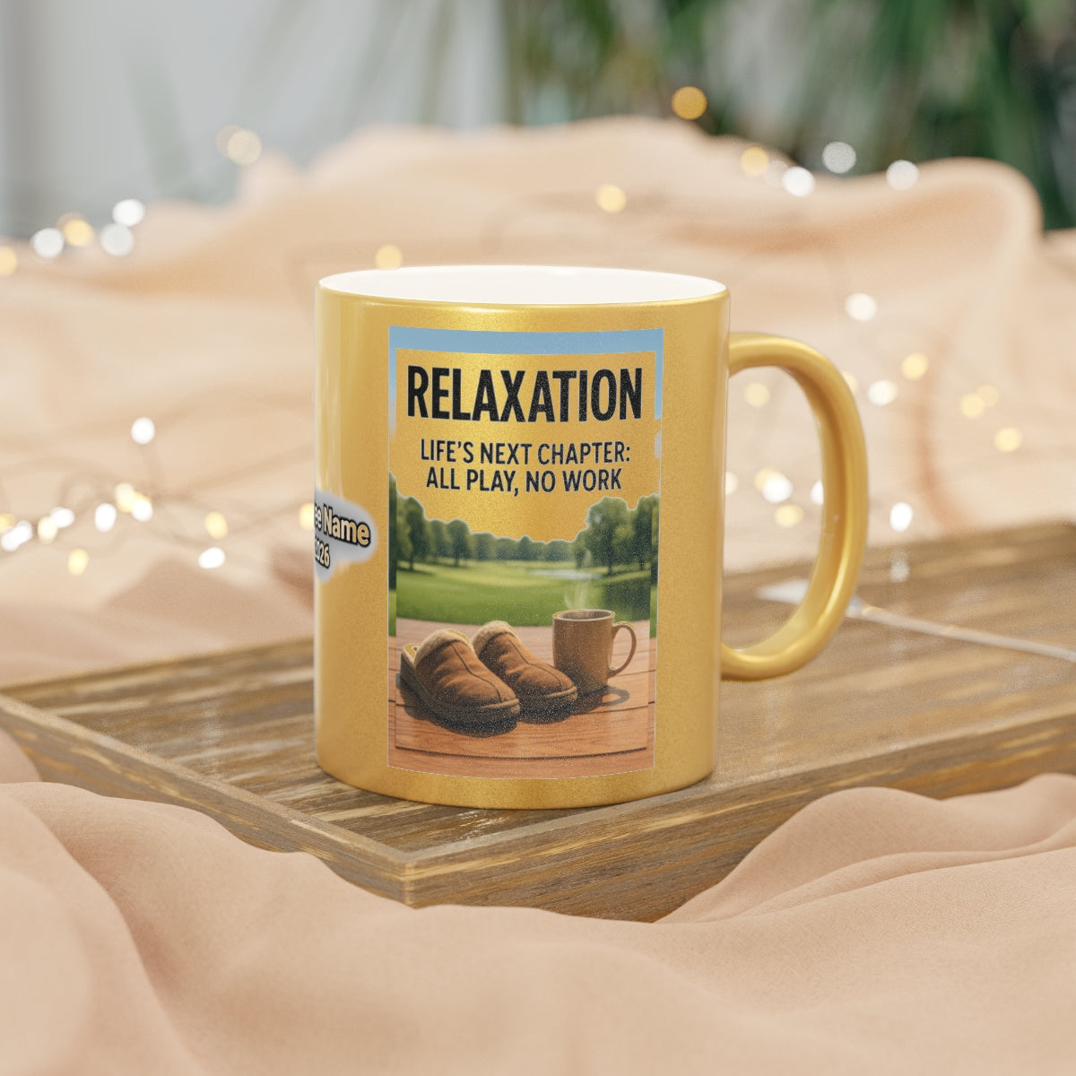 Relaxation Life's Next Chapter All Play No Work Mug