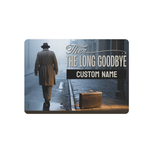 The The Long Goodbye Personalized Retirement Metal Art Sign - Retiree Gifts Retirement Party