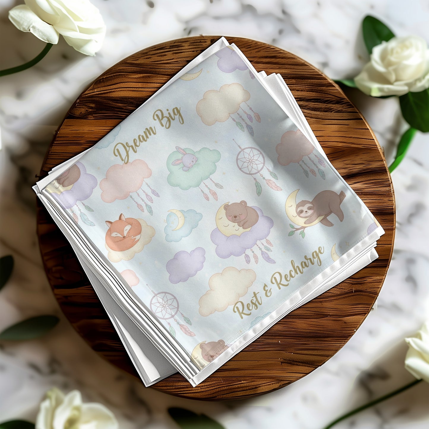 Dream Big Rest Recharge Baby Blanket Nursery Decor