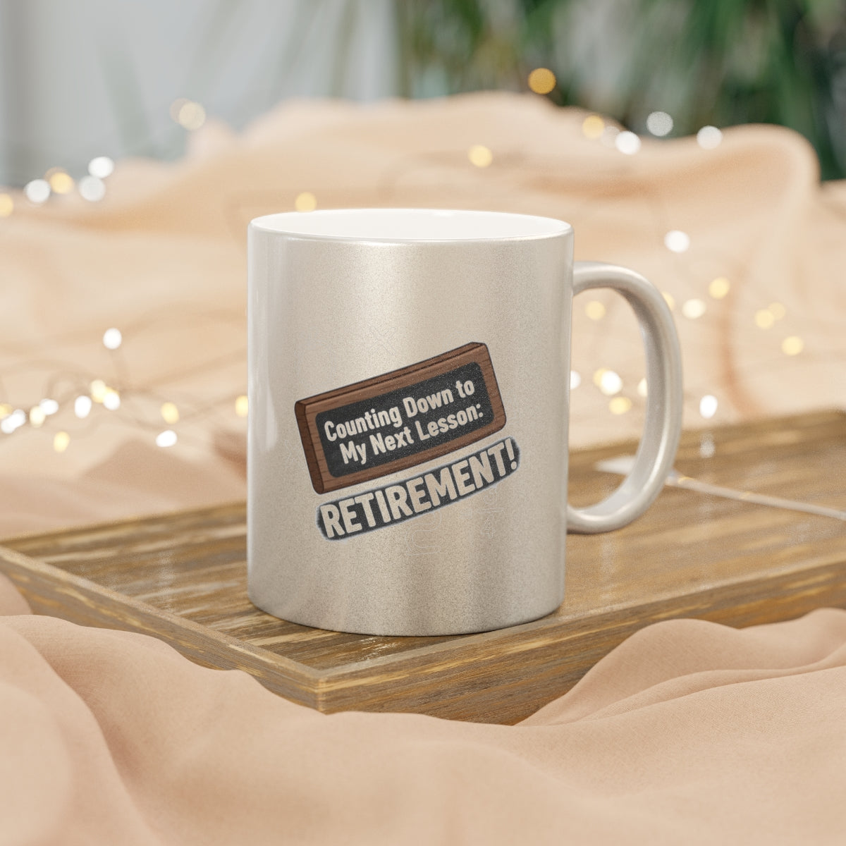 Counting Down to My Next Lesson | Retirement Gold Silver Black or Access Mugs - Retiree Gifts Retirement Party