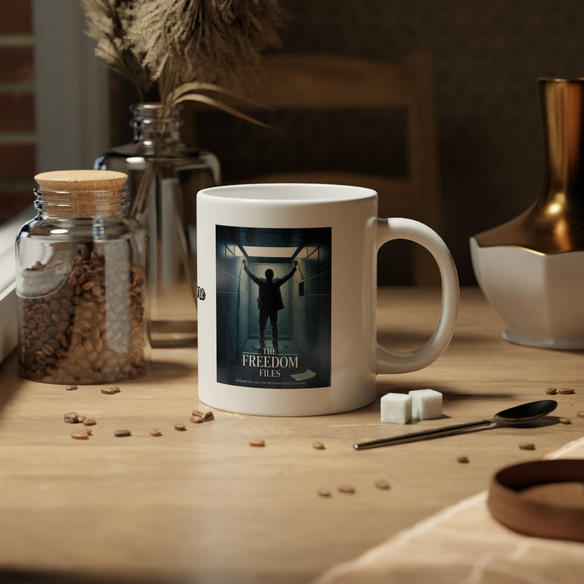 The Freedom Files | Freedom Was Only One Resignation Letter Away | Personalized Microwavable Ceramic Mugs 11oz 15oz 20oz - Retiree Gifts Retirement Party