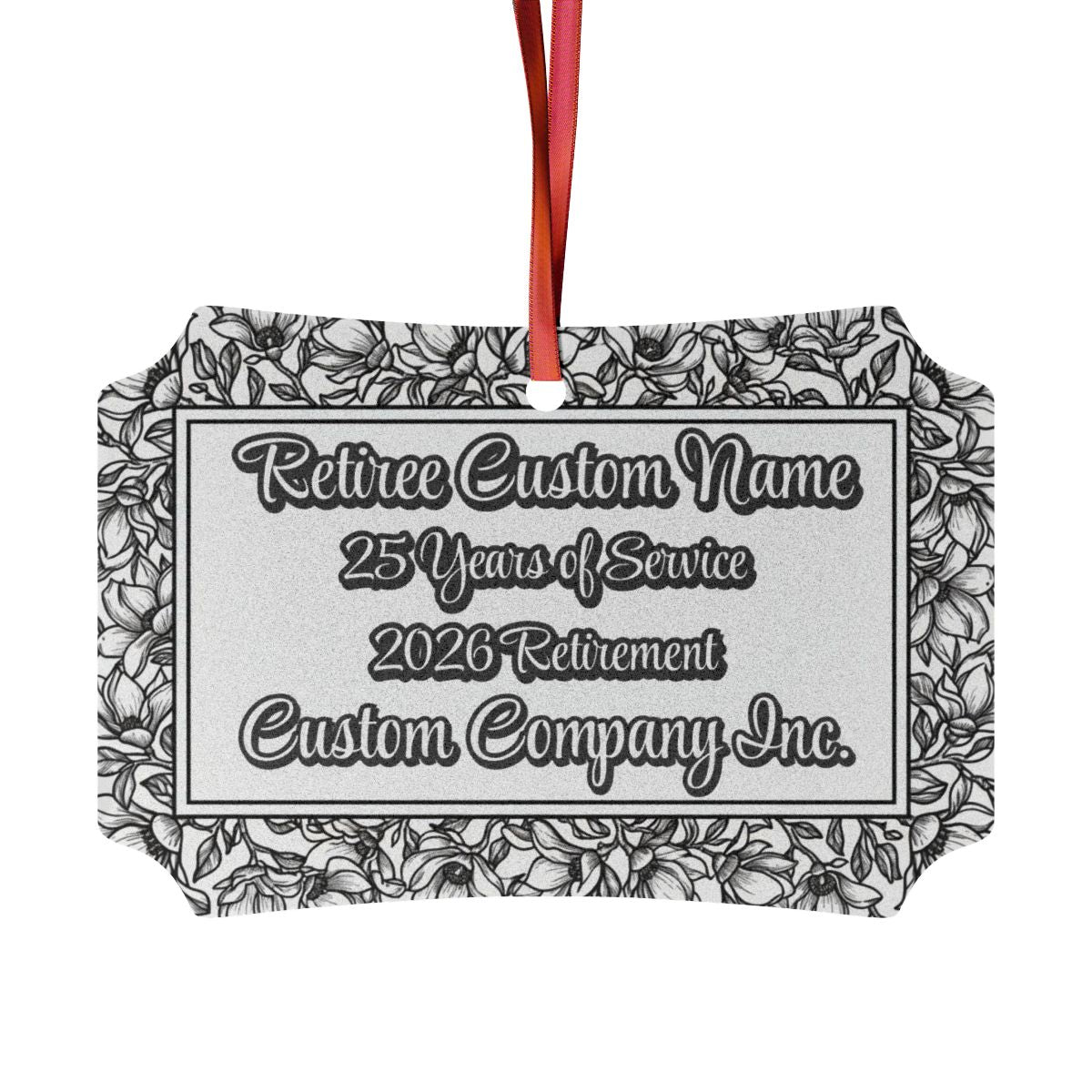 Personalizable Retirement Ornament Retirement Gift 2026