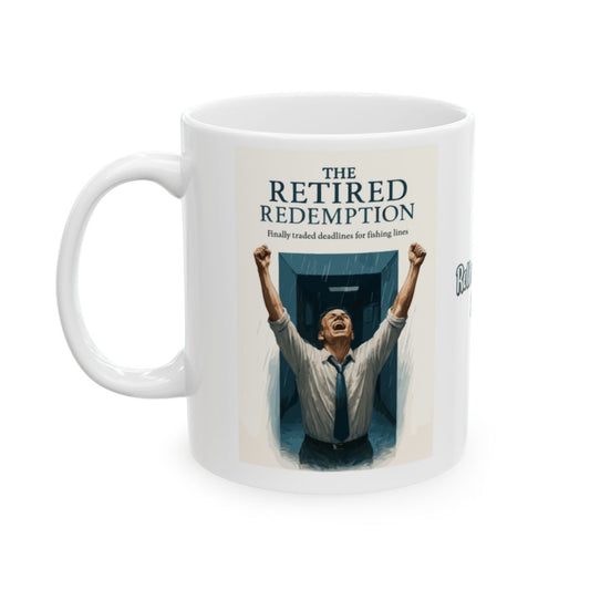 The Retired Redemption | Finally traded deadlines | Personalized Microwavable Ceramic Mugs 11oz 15oz 20oz - Retiree Gifts Retirement Party