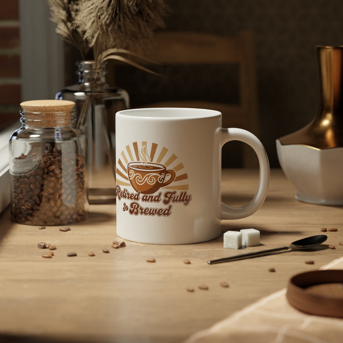 Relaxed and Fully Brewed Coffee Mug