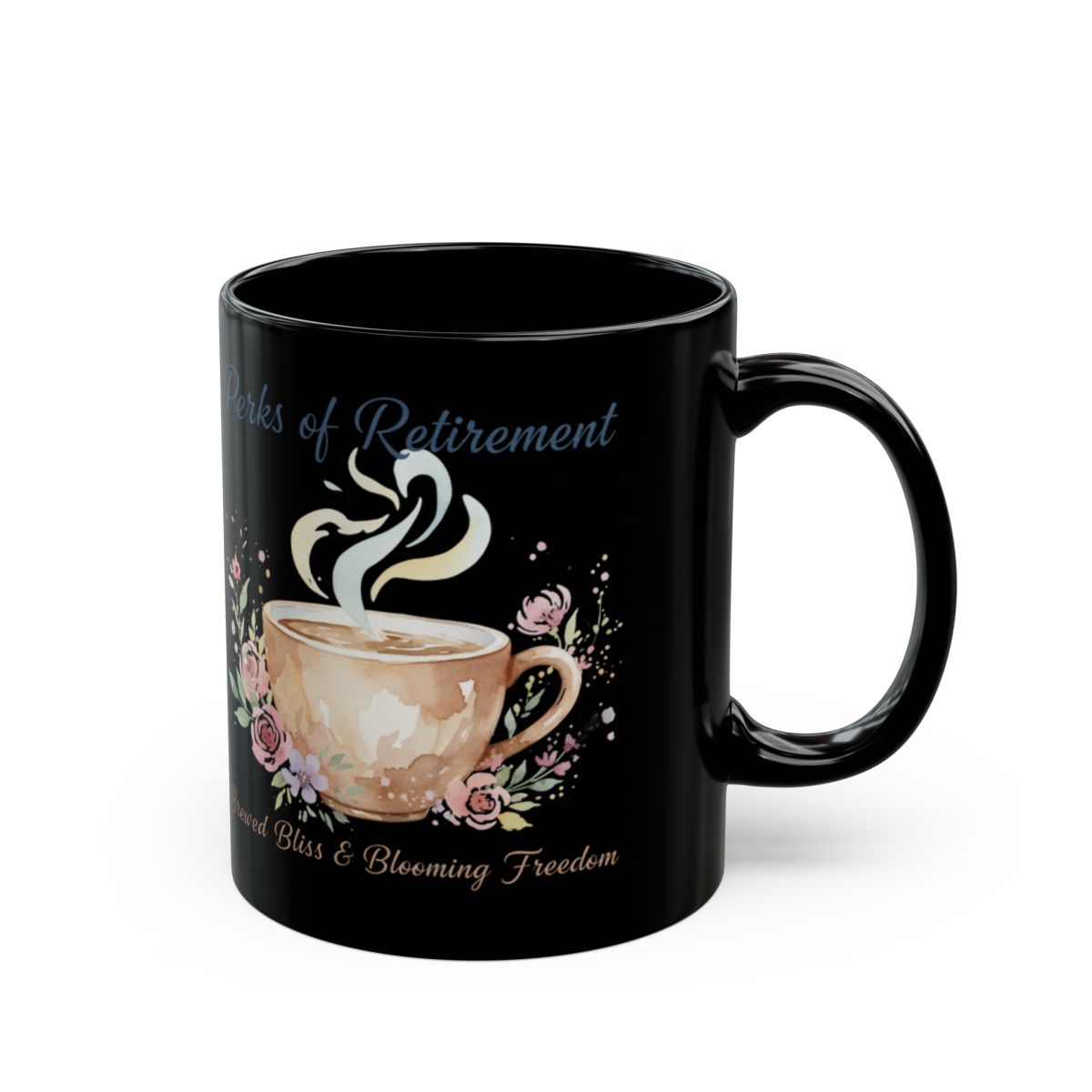 Perks of Retirement Relaxation Bliss and Freedom Mug