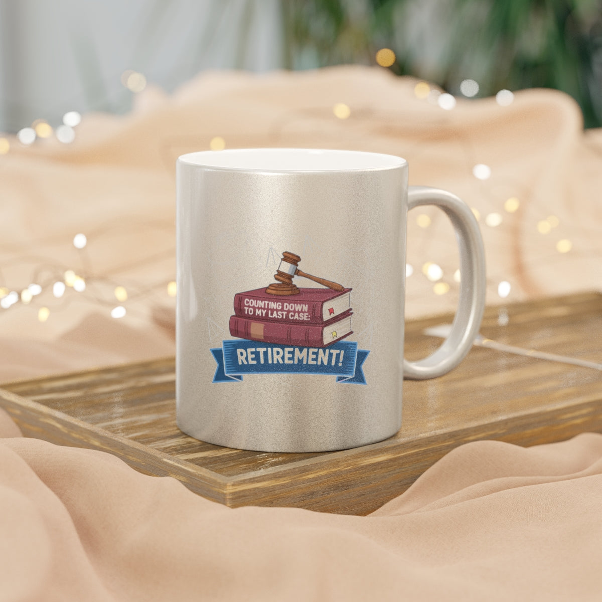Counting Down to My Last Case Retirement | Fun Gift for Retiring Professionals Gold Silver Black Access Mugs - Retiree Gifts Retirement Party