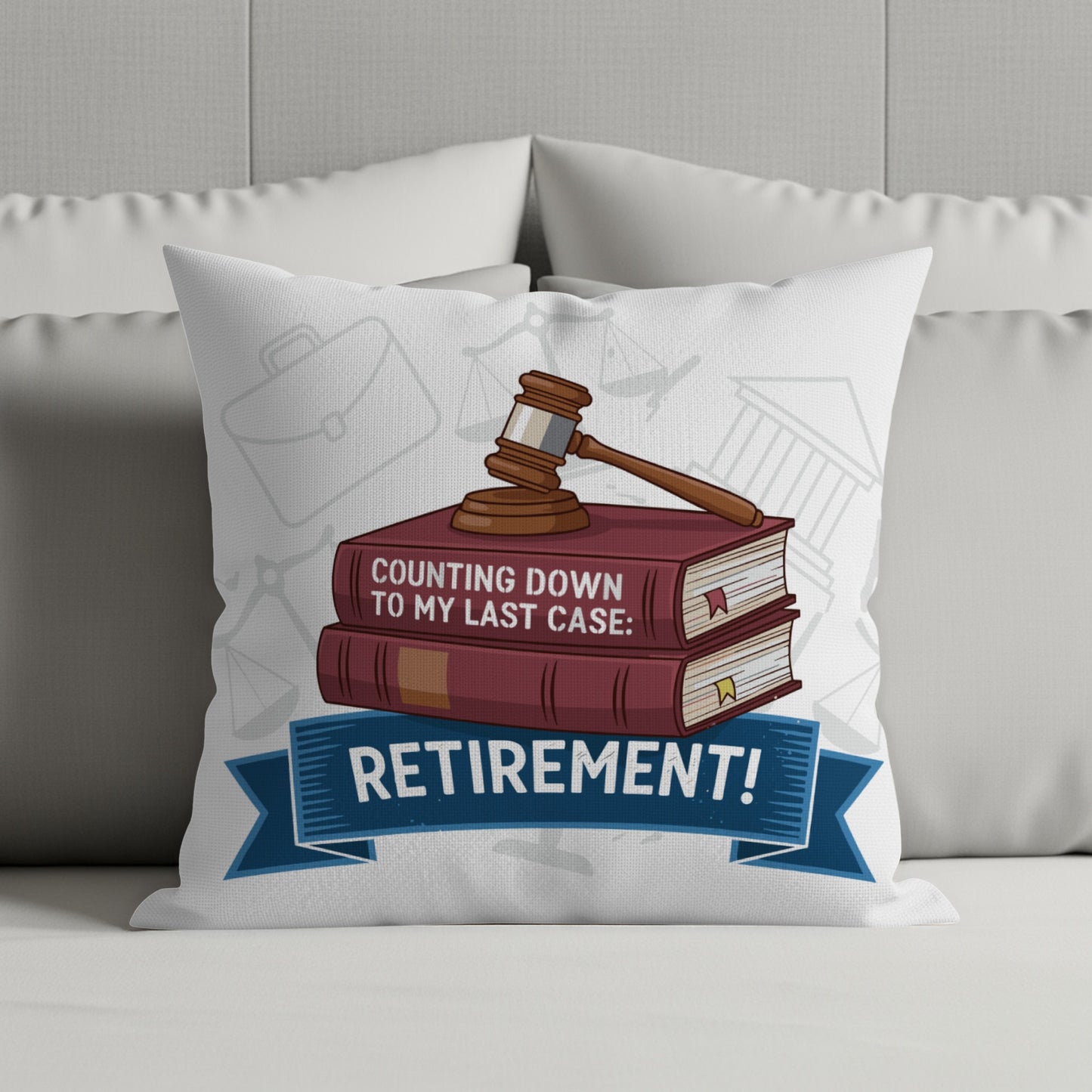 Counting Down Last Case Retirement Retirement Pillows & Pillow Cases - Retiree Gifts Retirement Party