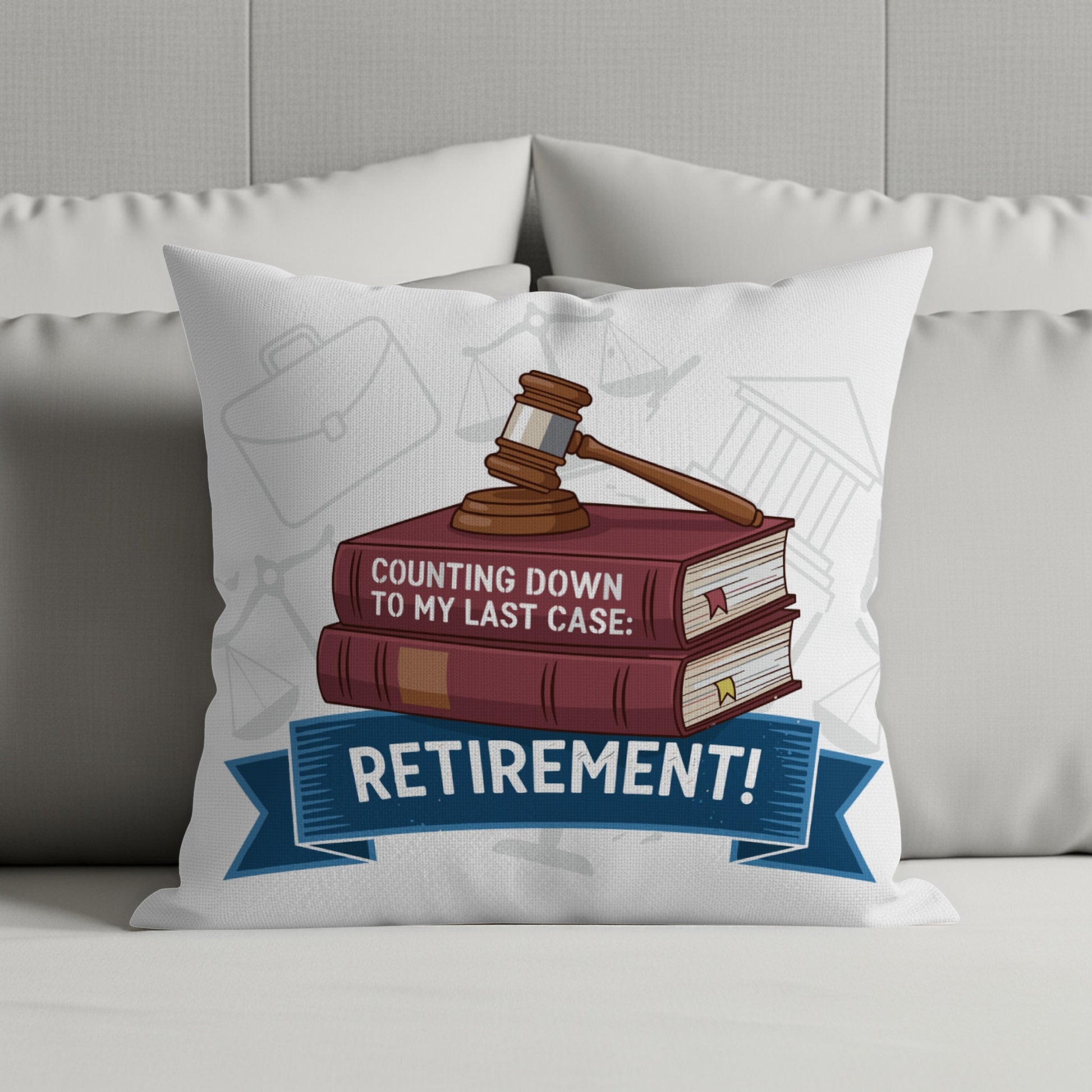 Counting Down Last Case Retirement Retirement Pillows & Pillow Cases - Retiree Gifts Retirement Party