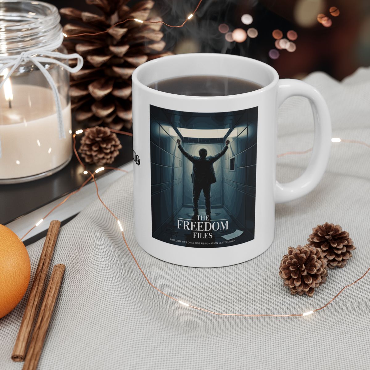 The Freedom Files | Freedom Was Only One Resignation Letter Away | Personalized Microwavable Ceramic Mugs 11oz 15oz 20oz - Retiree Gifts Retirement Party