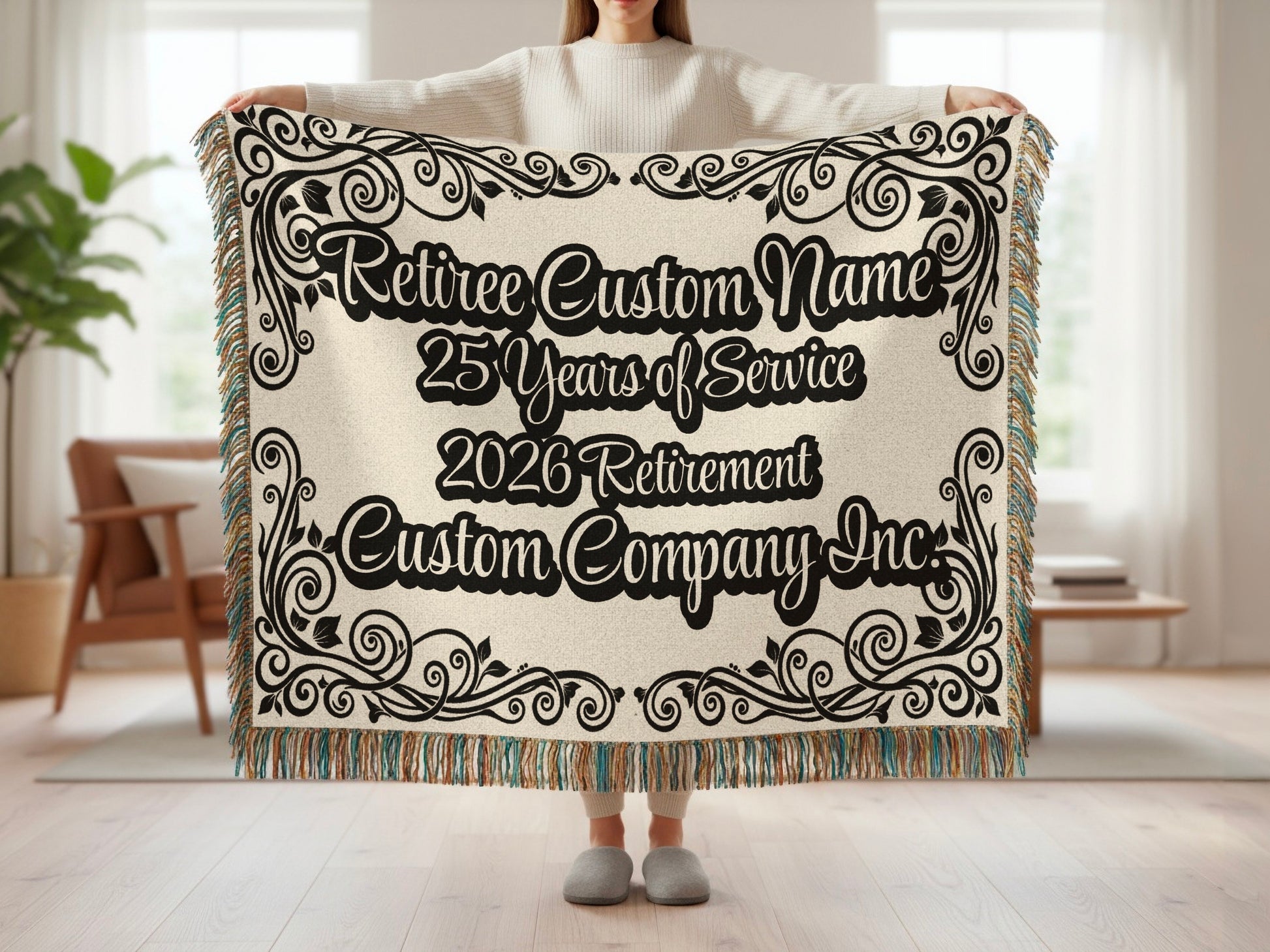 Personalized Retirement Celebration Custom Blanket product