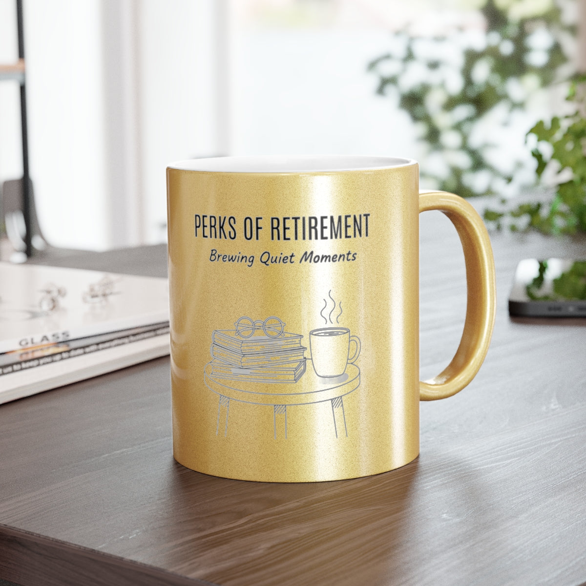 Perks Of Retirement Brewing Quiet Moments Mug