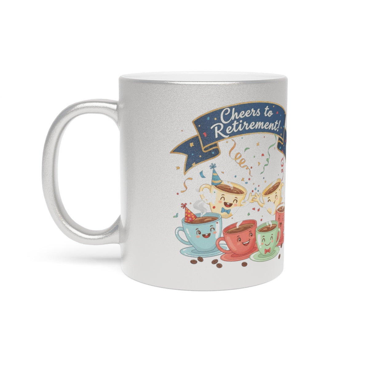 Cheers to Retirement Fun Mug Design