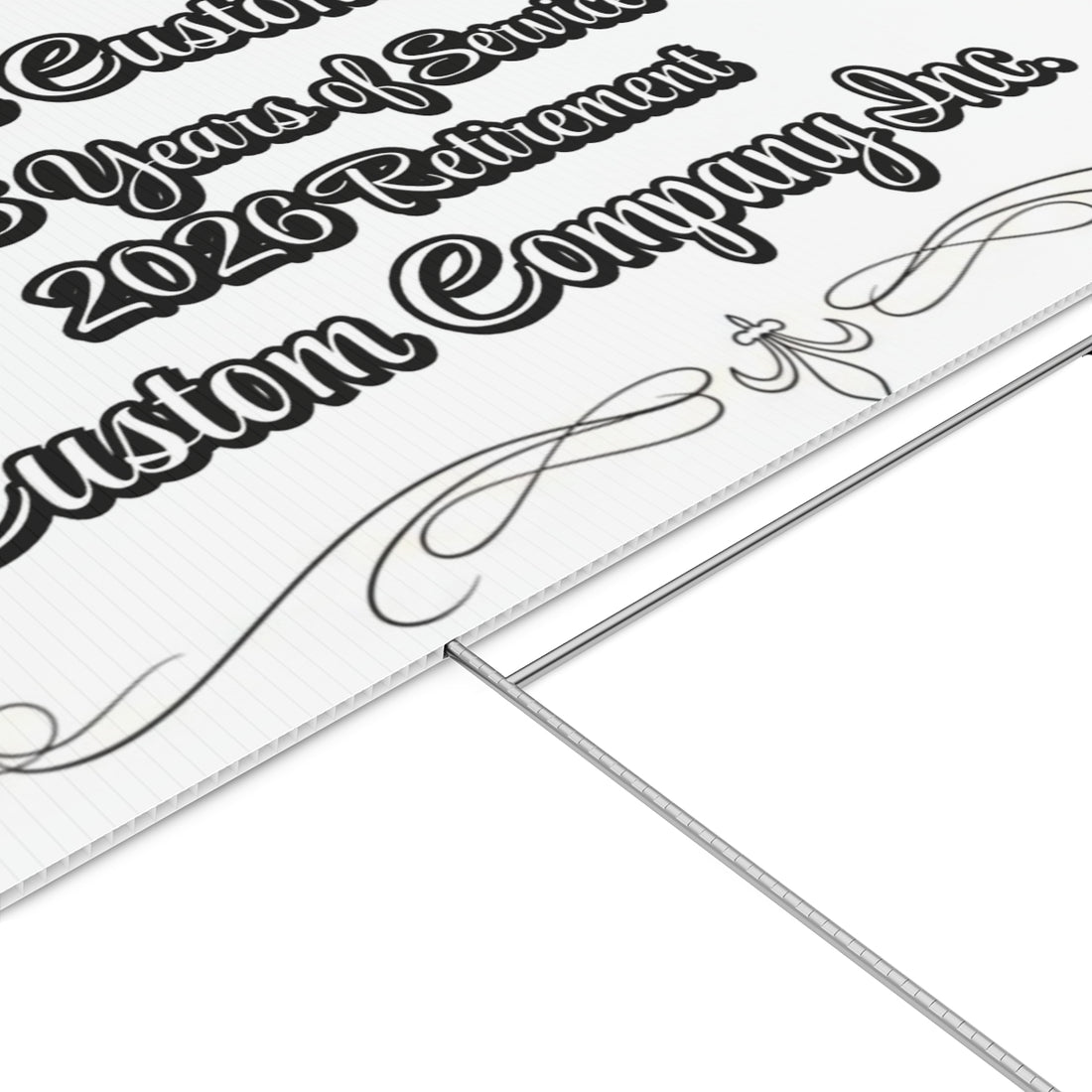 Retiree Celebration Custom Name 2026 Retirement Sign product
