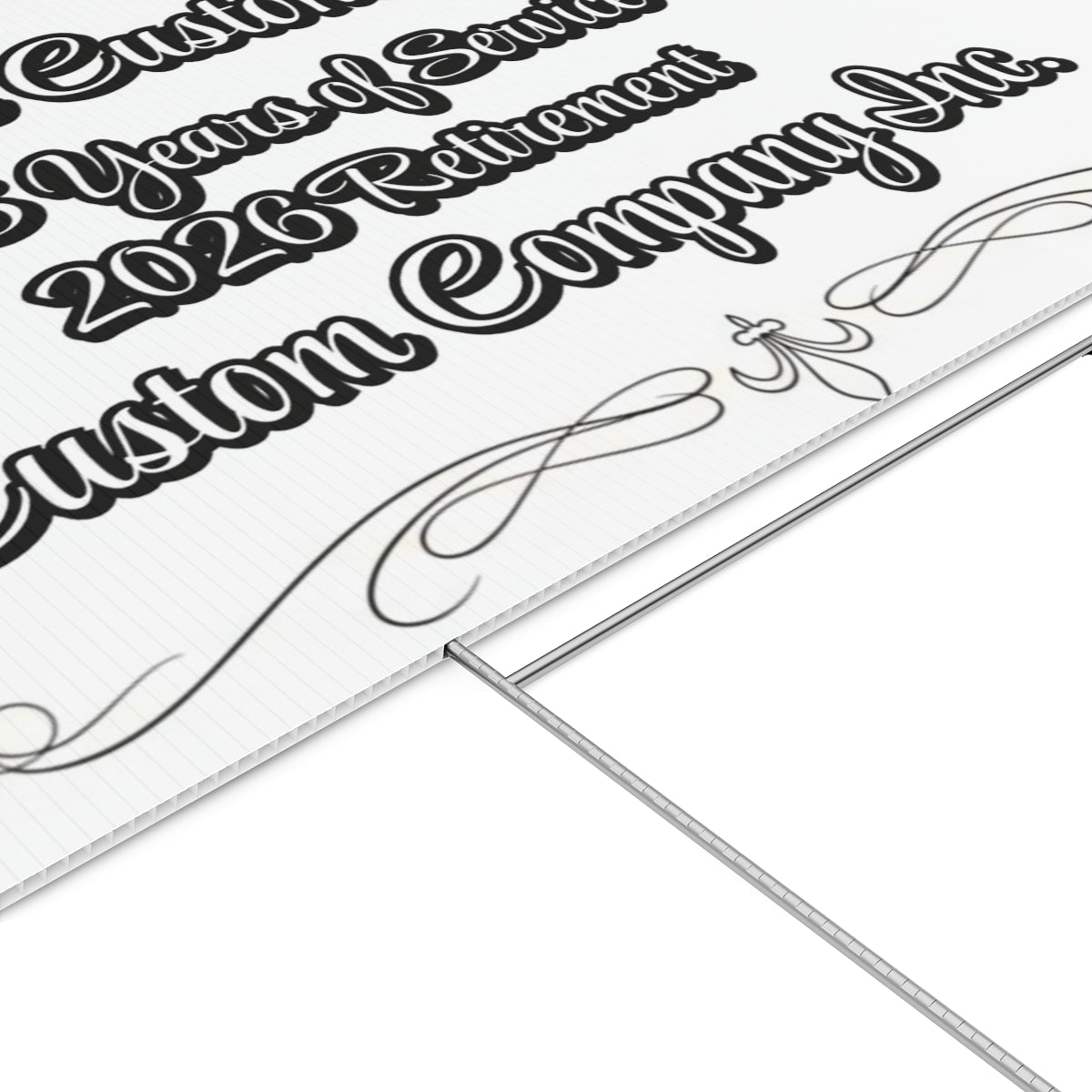Custom Retirement 2026 Sign 35 Years of Service product type