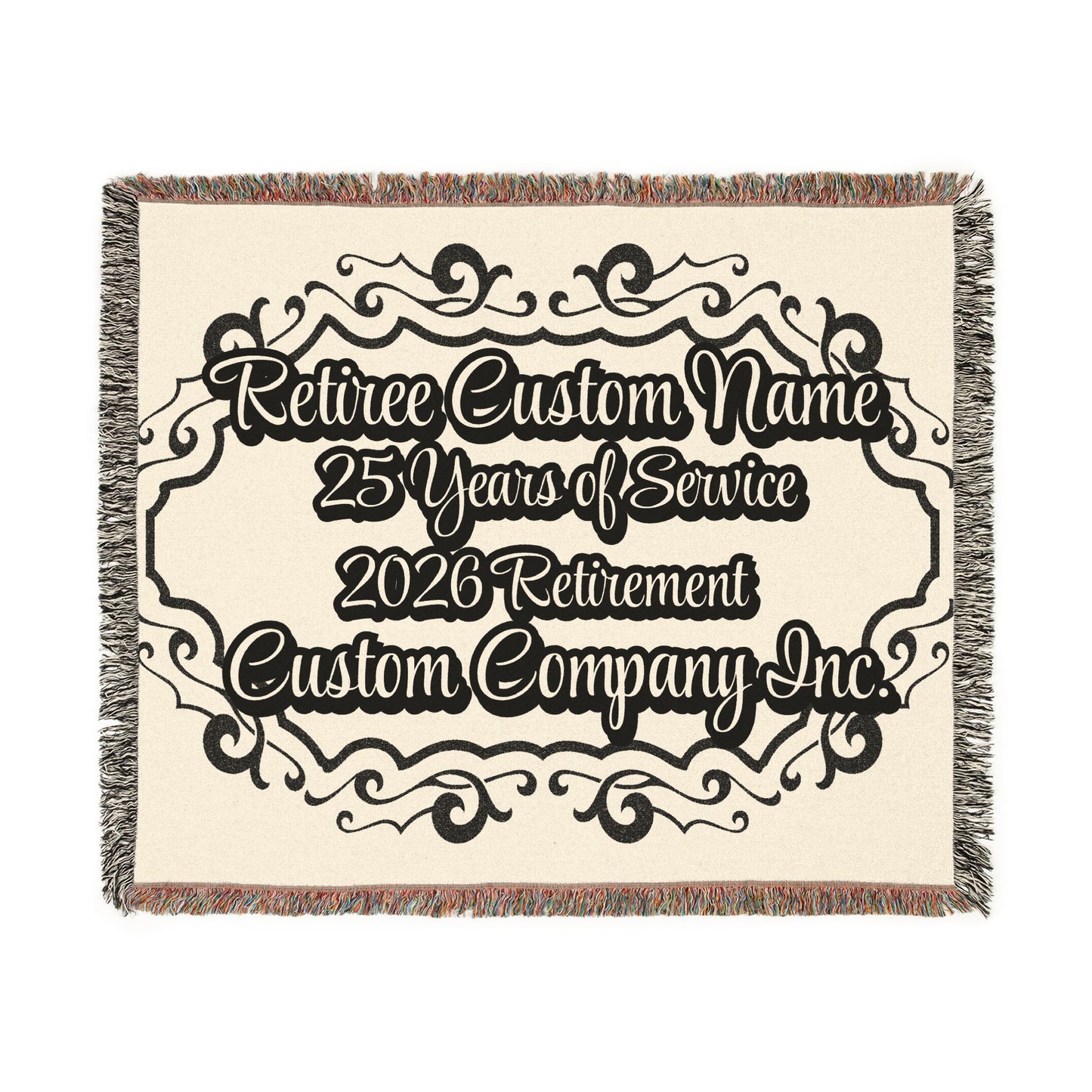 Personalized Retirement Custom Name Blanket product