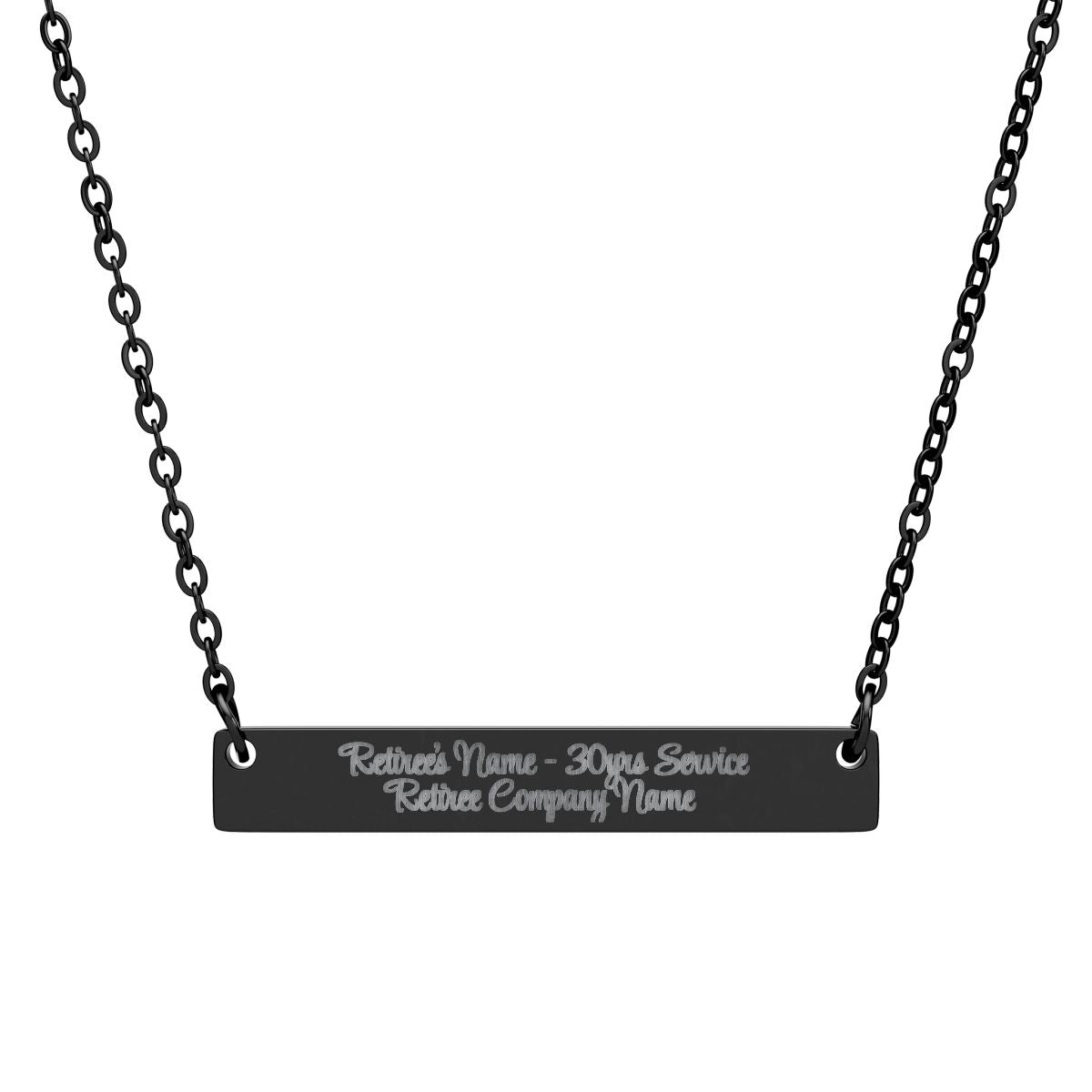Personalized Necklace for Retirement Celebration Gift