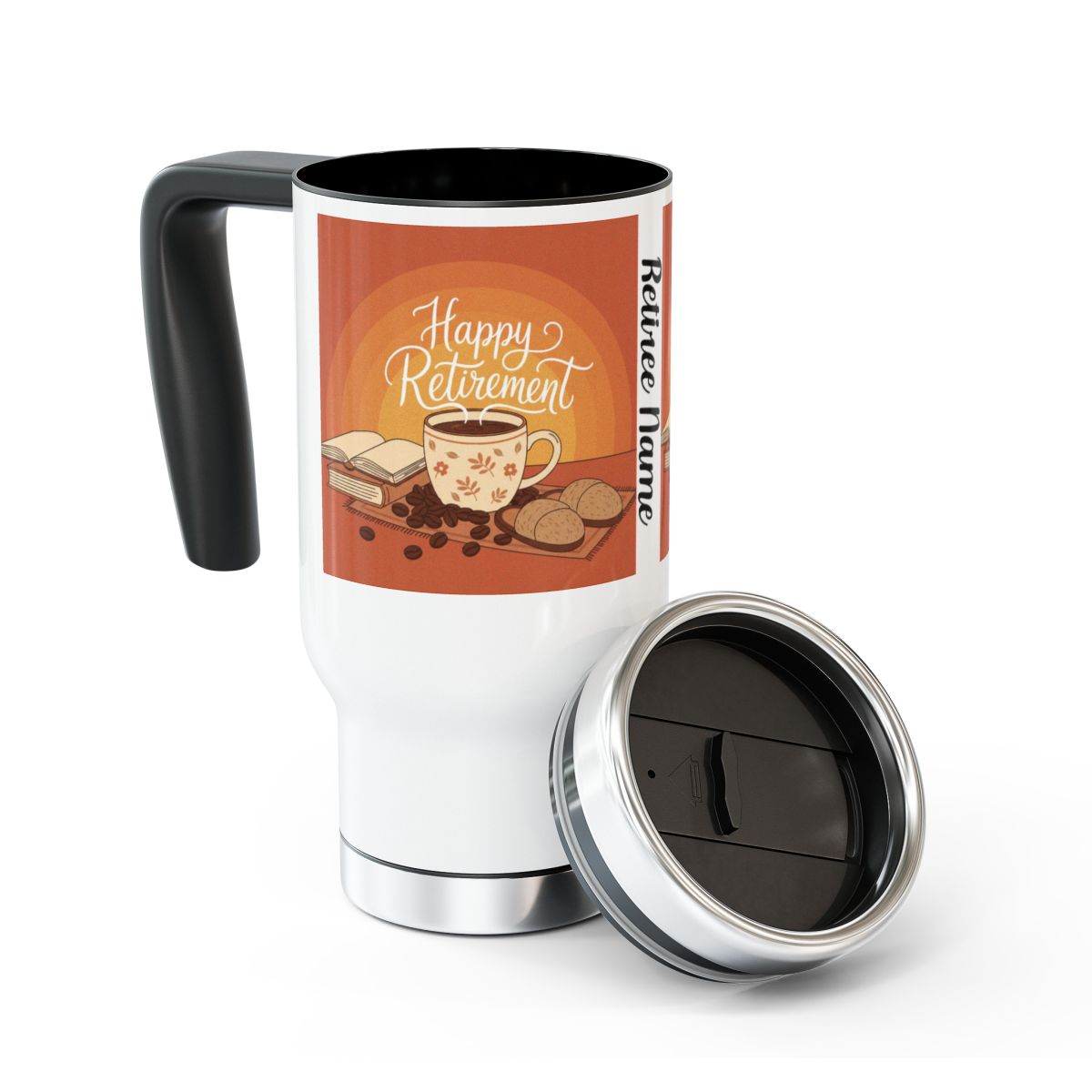 Happy Retirement Travel Mug Perfect For Coffee Lovers