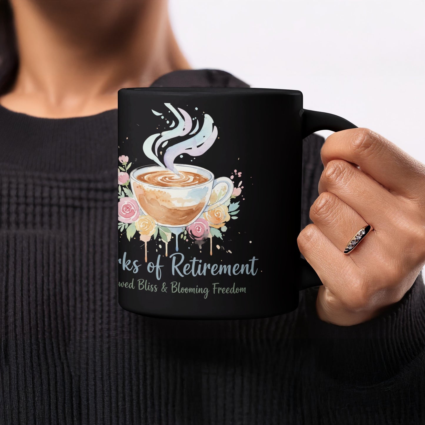 Celebrating Retirement with Bliss and Freedom Mug