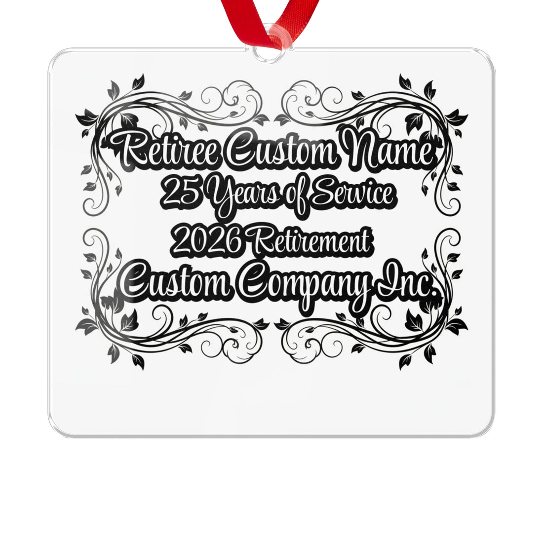 Retiree Custom Name 25 Years of Service 2026 Retirement
