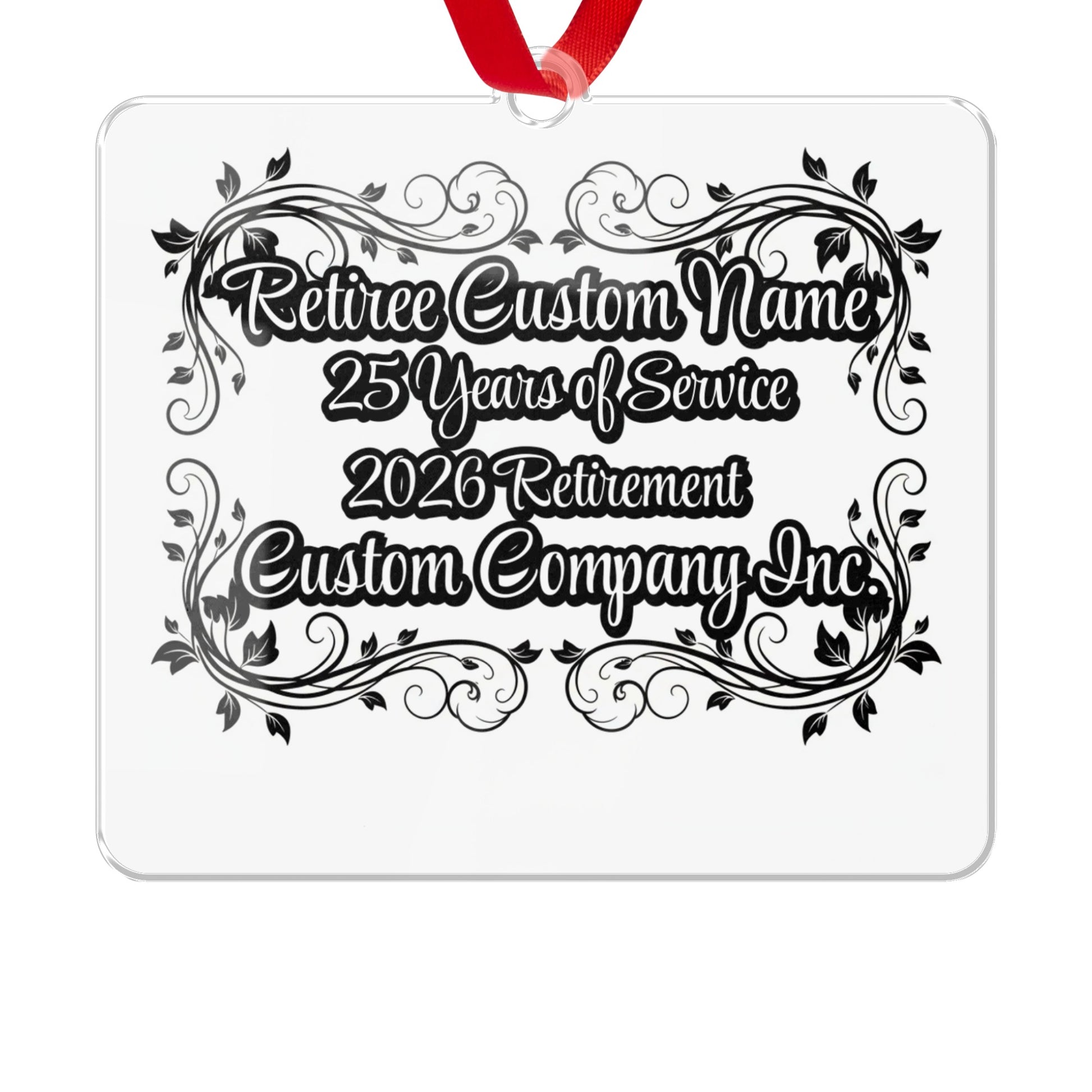 Retiree Custom Name 25 Years of Service 2026 Retirement