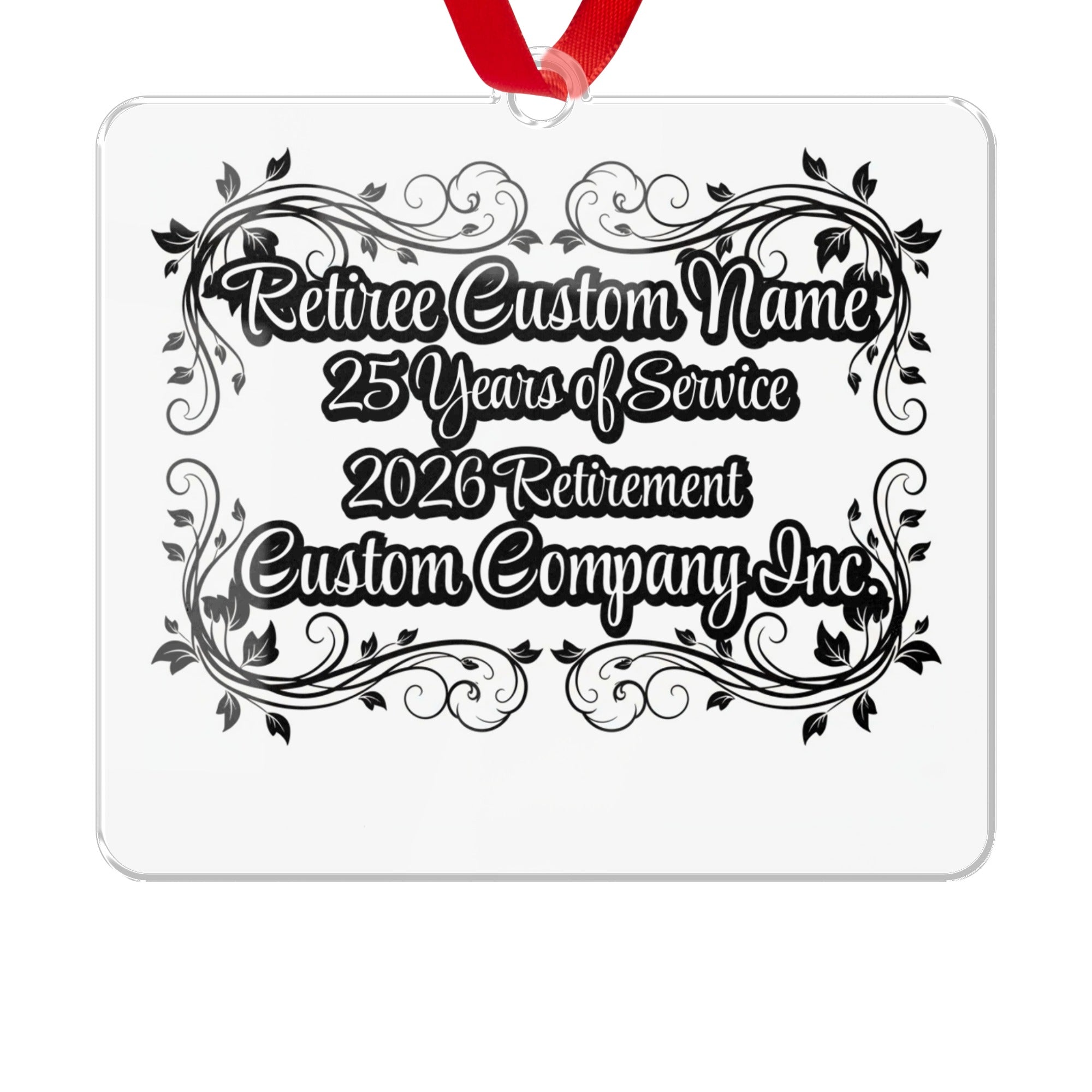Retiree Custom Name 25 Years of Service 2026 Retirement