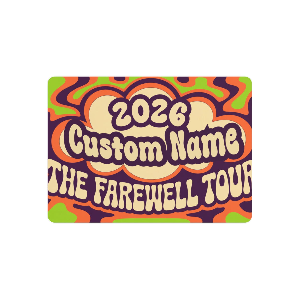 Personalized The Farewell Tour Retirement Metal Art Sign - Retiree Gifts Retirement Party