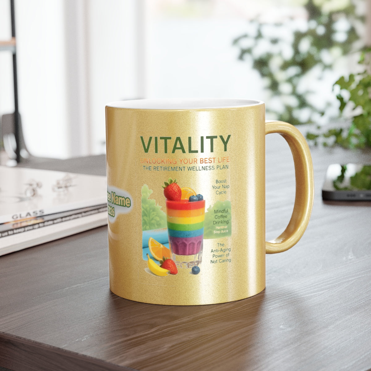 VITALITY Spa Looking Your Best Life Wellness Plan Mug