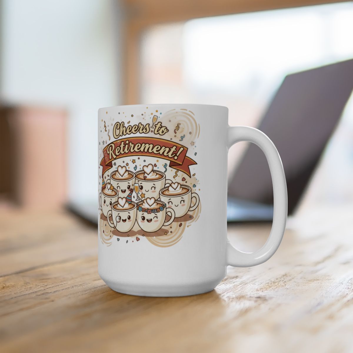 Cheers to Retirement! coffee mug product