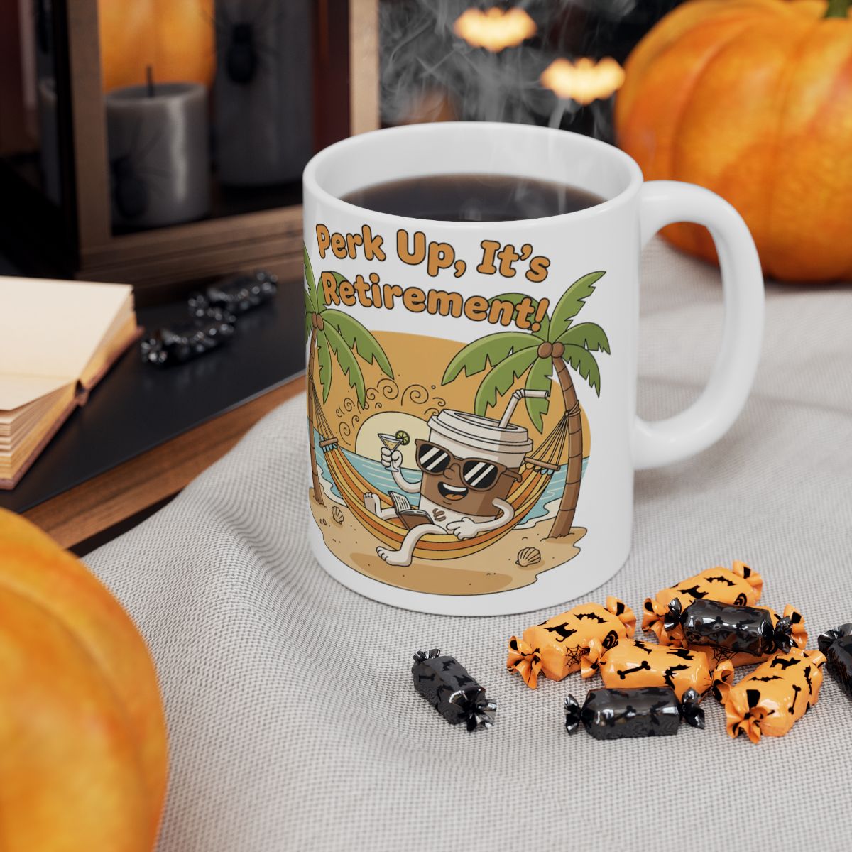 Perk Up It's Retirement Humorous Coffee Mug