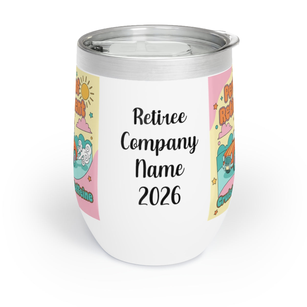 Retired 2026 Custom Company Name Gift for Retirees