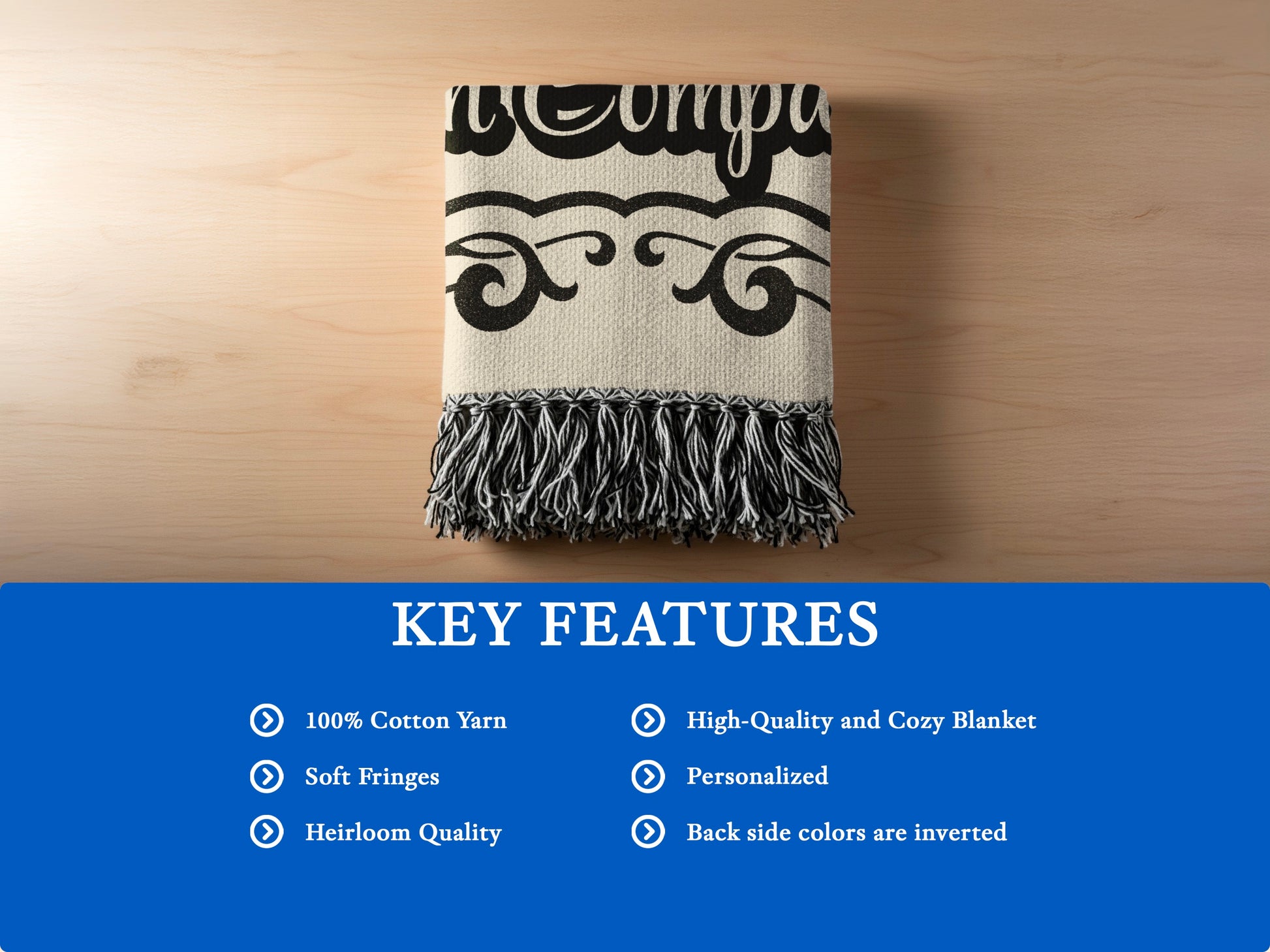 Personalized Heirloom Quality Cozy Blanket product
