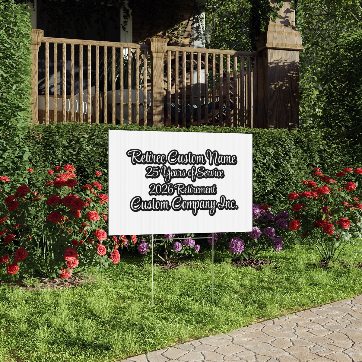 Retiree Custom Name 25 Years of Service 2026 Retirement product