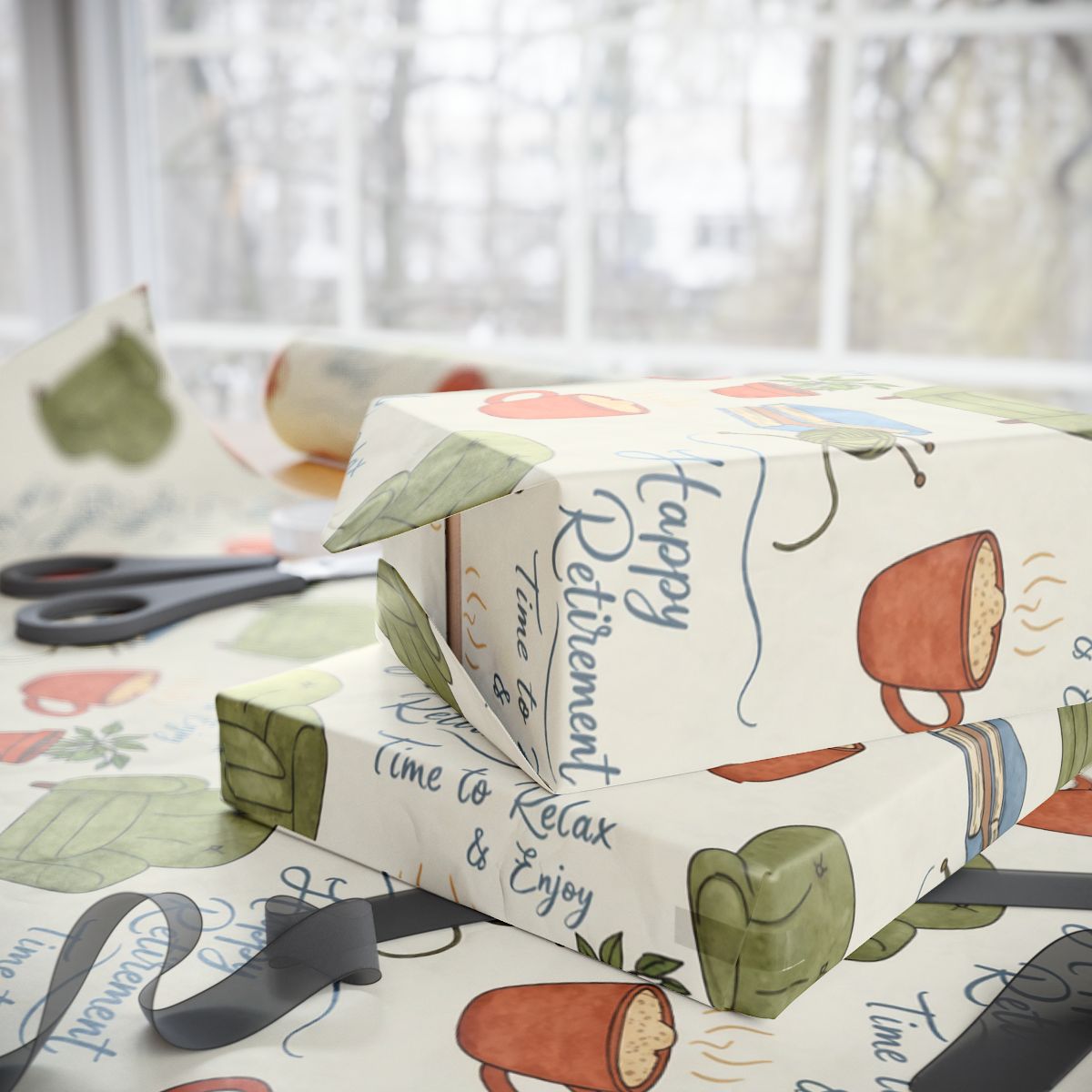 Happy Retirement Gift Wrap Perfect for Special Occasions