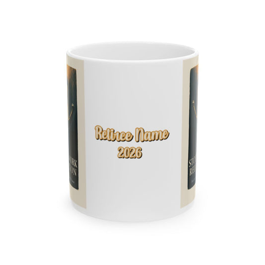 The Stopped Work Redemption | Freedom was always just a 401k Away | Personalized Microwavable Ceramic Mugs 11oz 15oz 20o - Retiree Gifts Retirement Party
