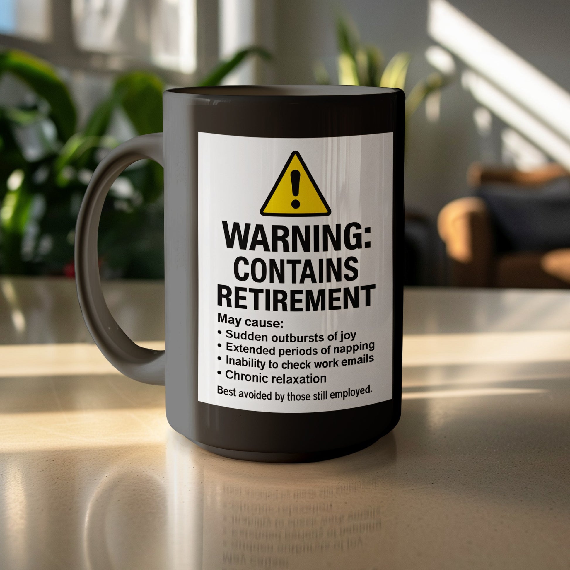 Warning Contains Retirement Funny Coffee Mug