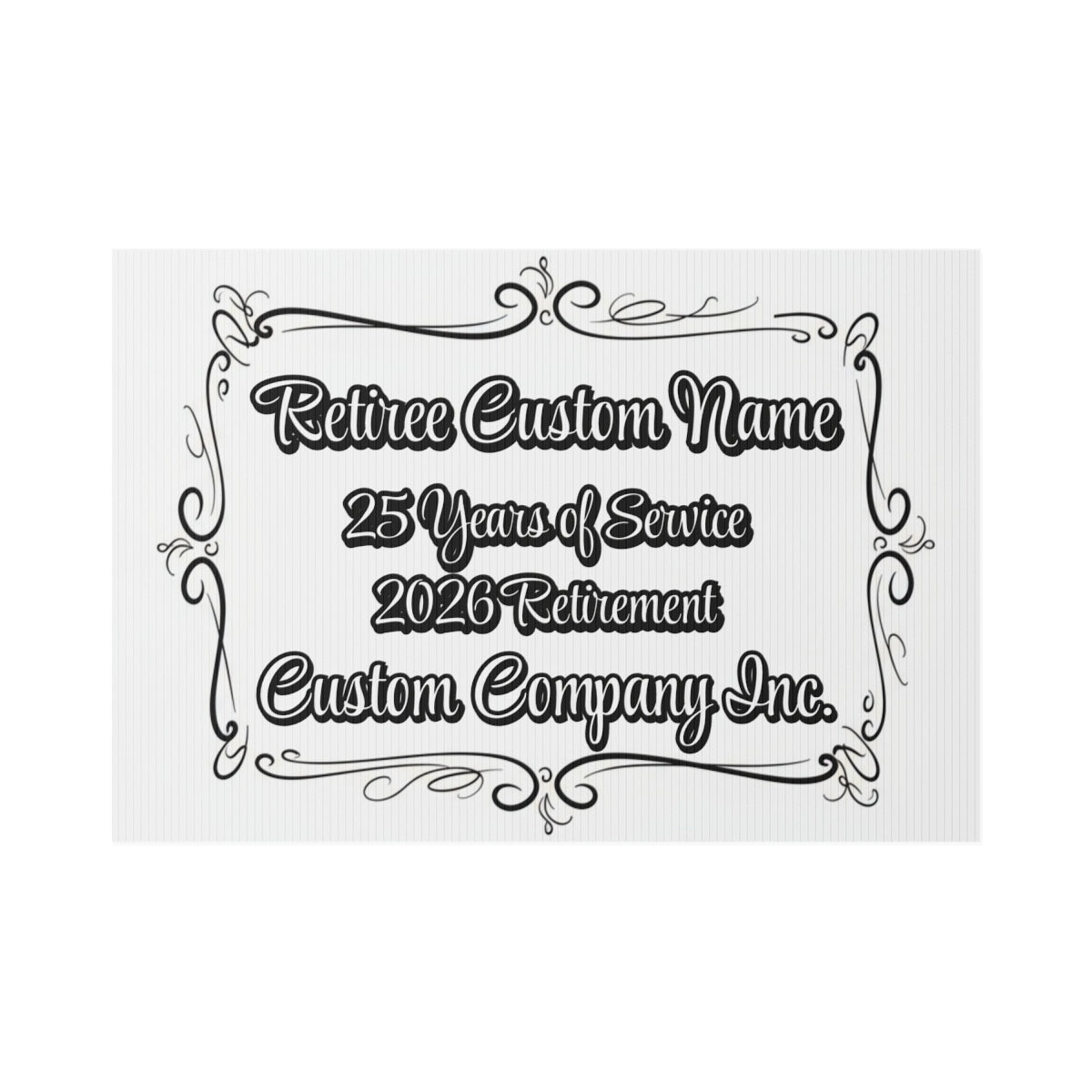 Retiree Custom Name 25 Years Service Retirement product
