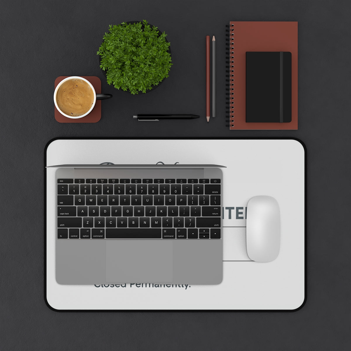 Personalized Retirement Desk Mat / Mouse Pad – “Fun Retirement Center Office Humor” - Retiree Gifts Retirement Party