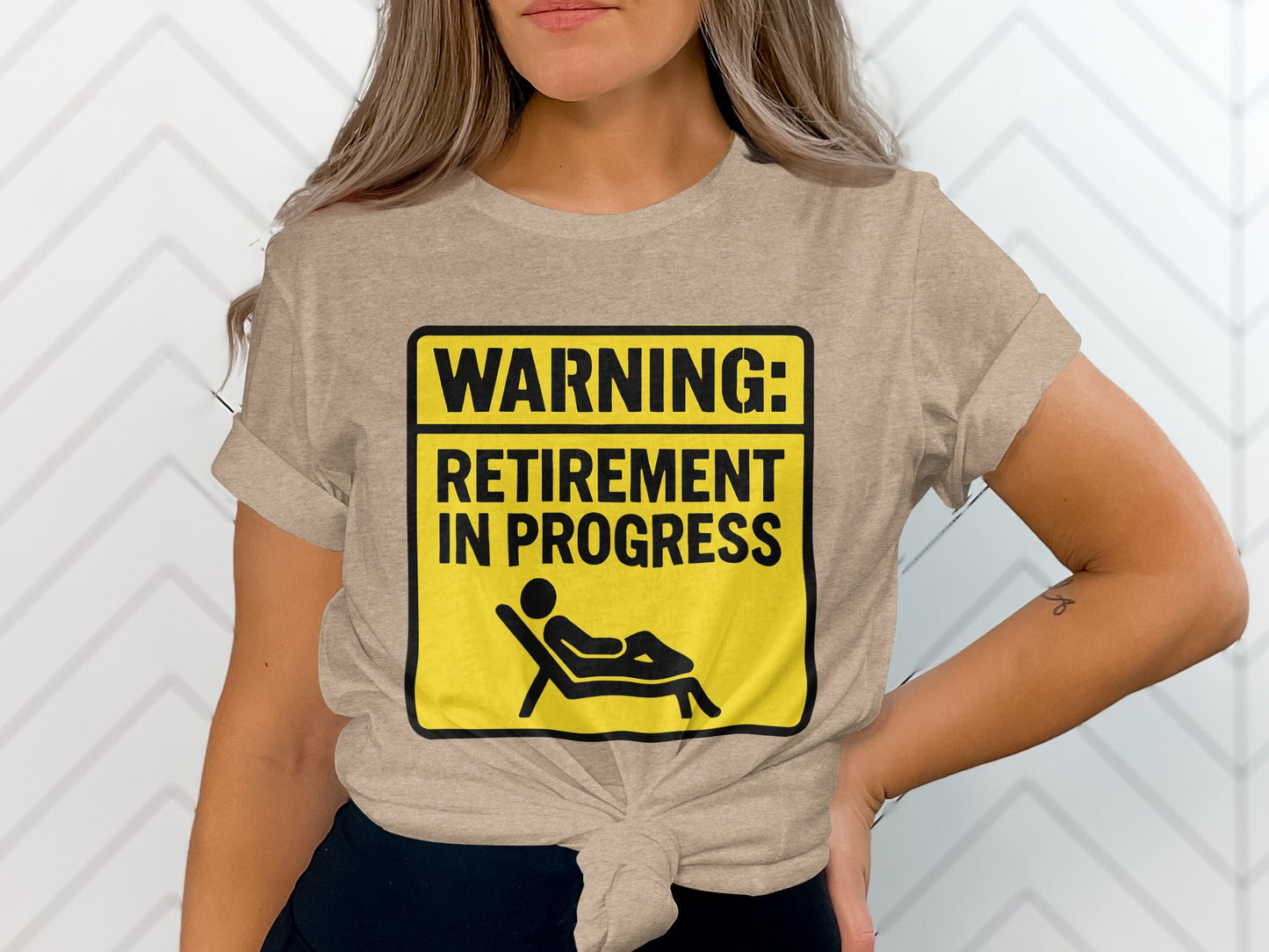 WARNING Retirement in Progress | The Golden Years Await | The Perfect Retirement Gift Soft Color Bella T-Shirts - Retiree Gifts Retirement Party