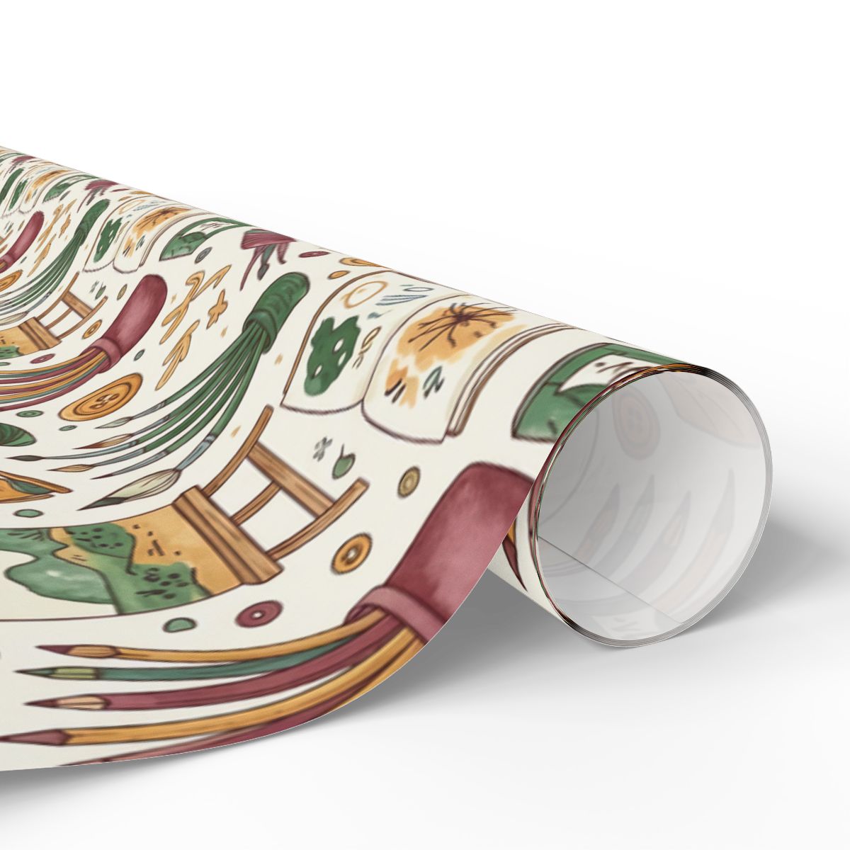 Colorful Artistic Pattern Wrapping Paper Craft Design