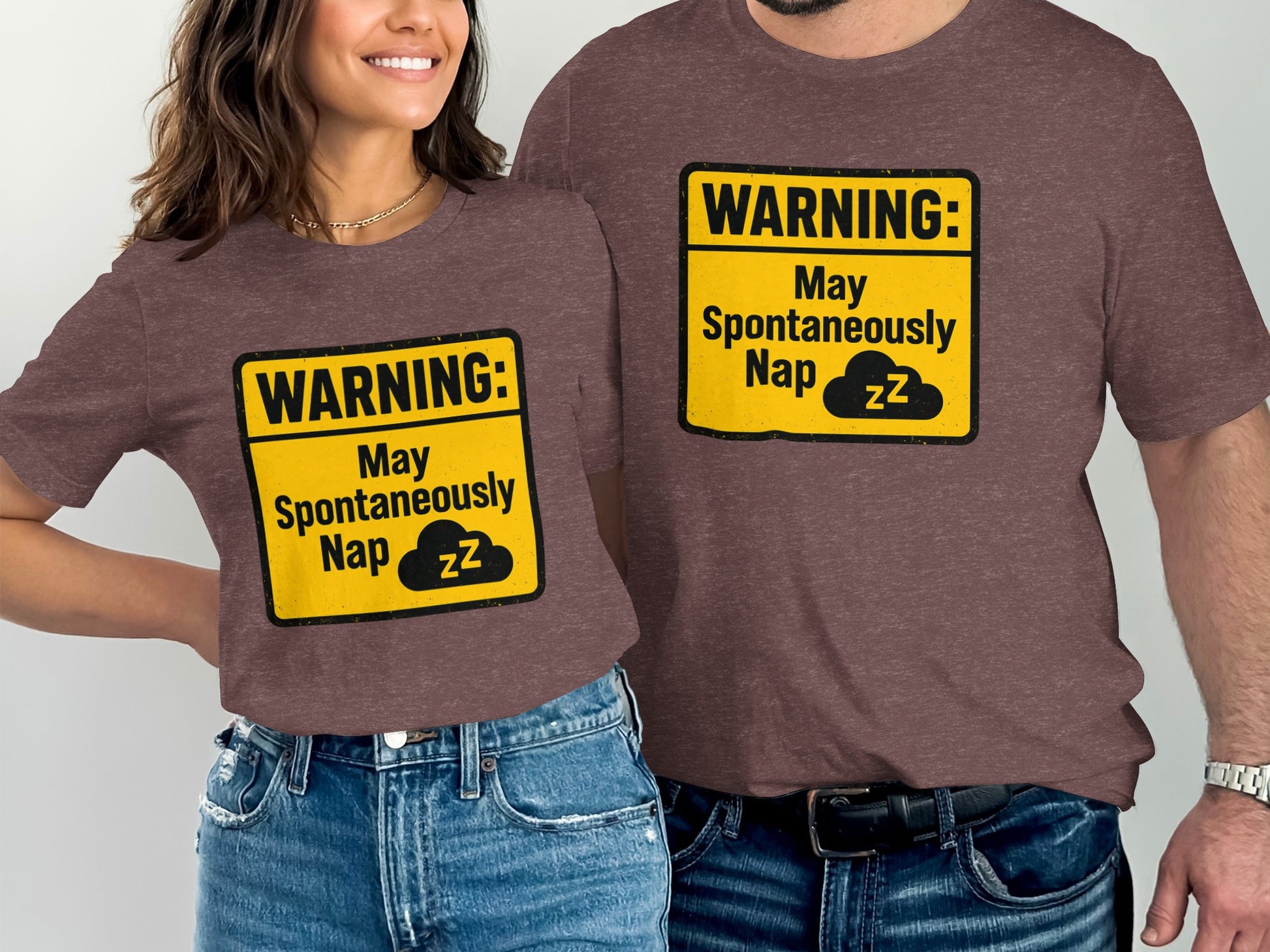 WARNING May Spontaneously Nap | Dark Heaterh Color Bella T-Shirts - Retiree Gifts Retirement Party